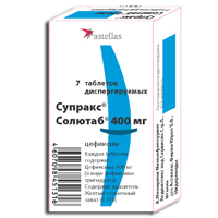 Супракс солютаб таб. дисперг. 400мг №7