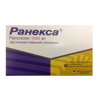 Ранекса таб.пролонг.высвоб.п.п.о. 1000мг №60